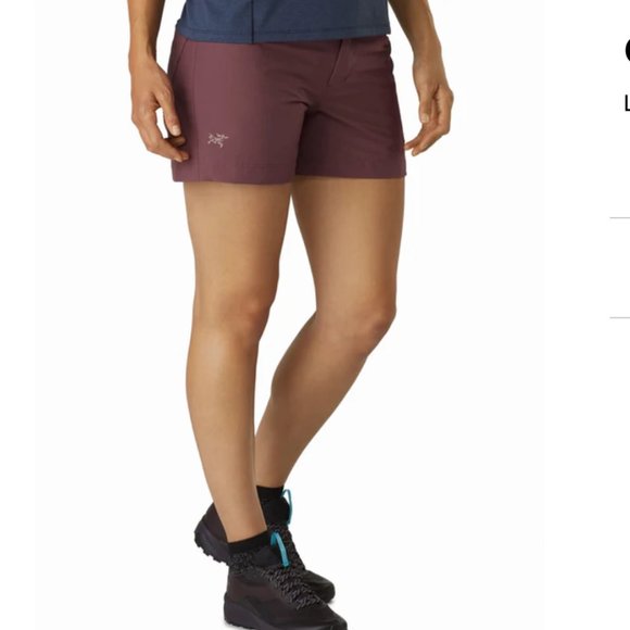 Arcteryx Womens Creston Shorts Inertia 10 - Picture 1 of 16
